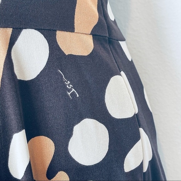 ISSA LONDON silk jersey knit halter dress brown - Picture 7 of 13